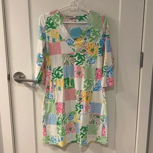 Barbara Gerwit V Neck Dress